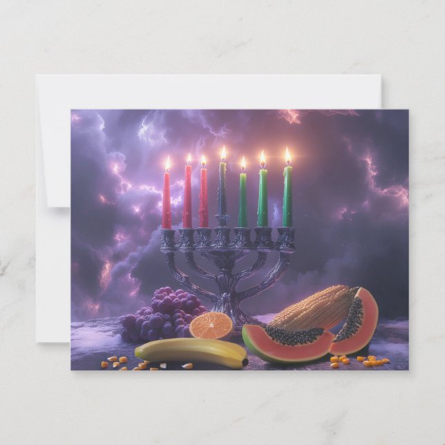 KWANZAA - HAPPY KWANZAA -  OSA KORT (Framsida)