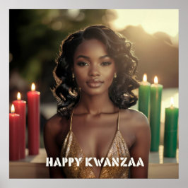KWANZAA - HAPPY KWANZAA -  POSTER
