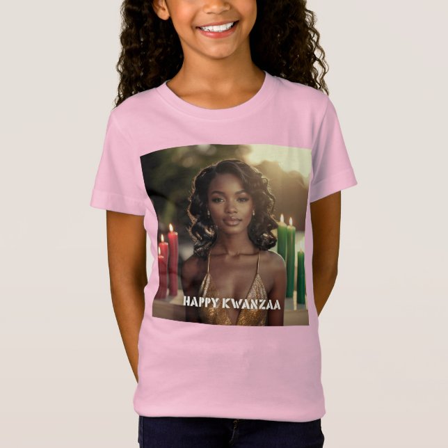 KWANZAA - HAPPY KWANZAA -  T SHIRT (Framsida)