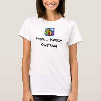 Kwanzaa har en Kwazy Kwanzaa Tee Shirt