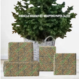 Kwanzaa Helgdag 017 Presentpapper
