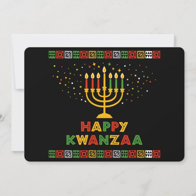 Kwanzaa Helgdag Card Julkort (Framsida)