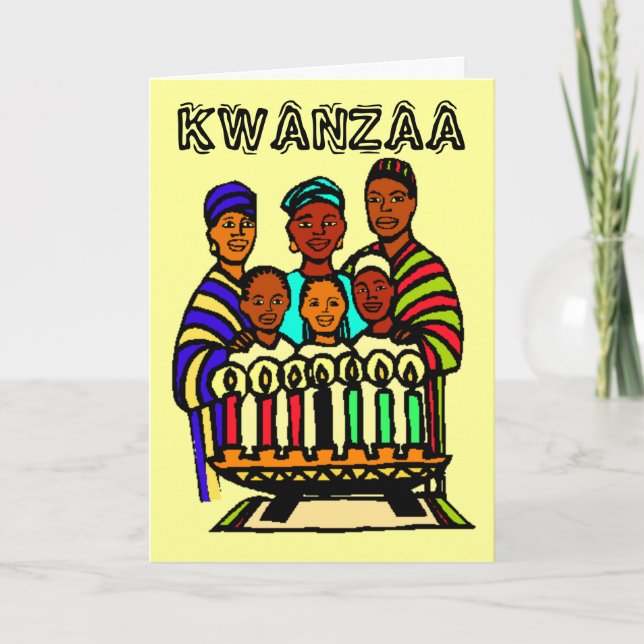 Kwanzaa Helgkort (Framsida)