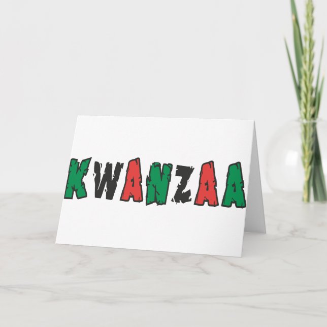 Kwanzaa Helgkort (Framsida)