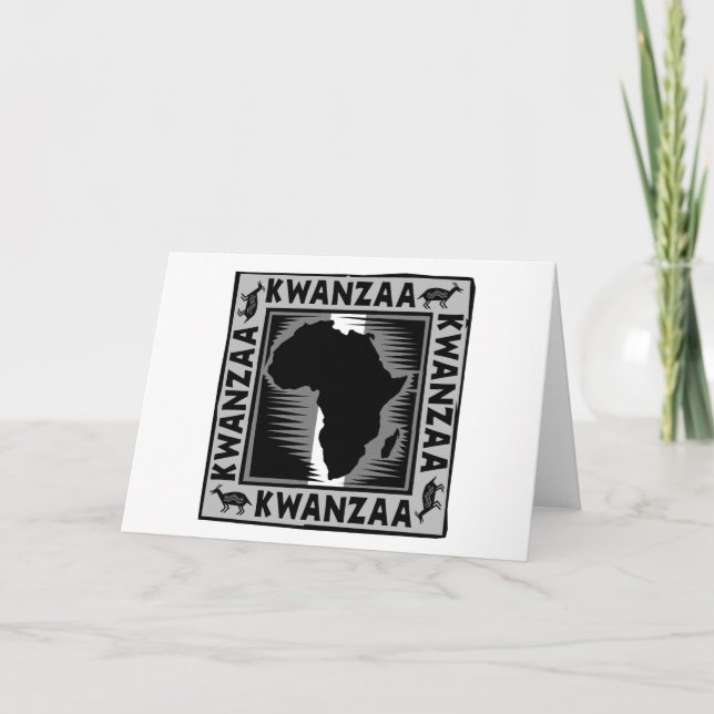 Kwanzaa Helgkort (Framsida)