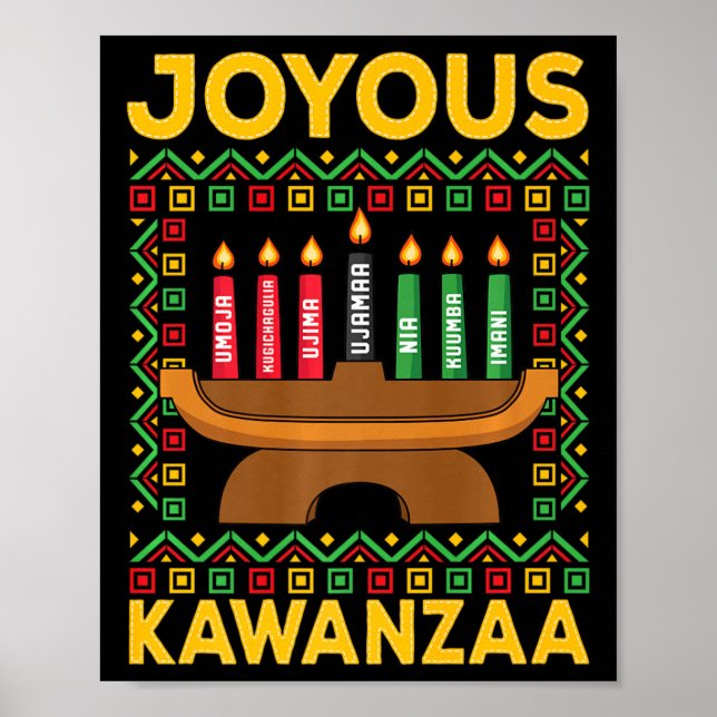 Kwanzaa - Joyous Kwanzaa Poster (Framsidan)