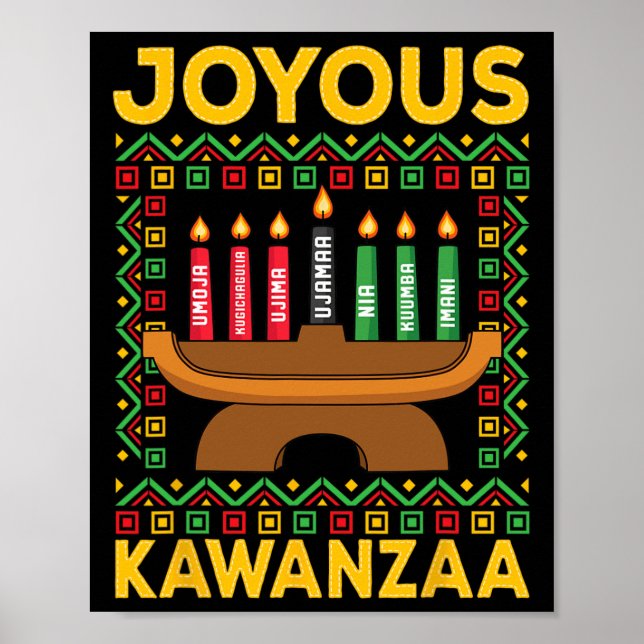 Kwanzaa - Joyous Kwanzaa Poster (Framsidan)