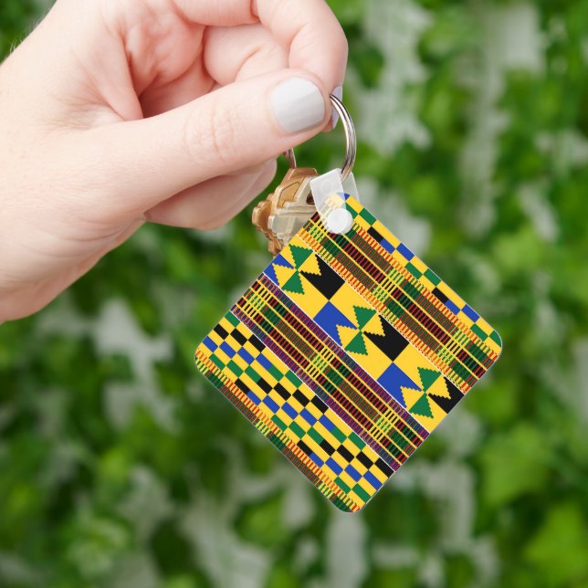 Kwanzaa Kenta Trasa Keychain Nyckelring (Hand)