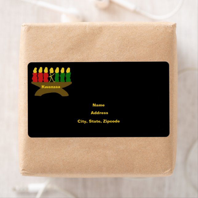 Kwanzaa Kinara Candles Fraktsedel (Insitu)