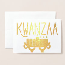 Kwanzaa Kinara Candles och First Fruits Message