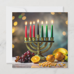 KWANZAA - KINARA - JULKORT
