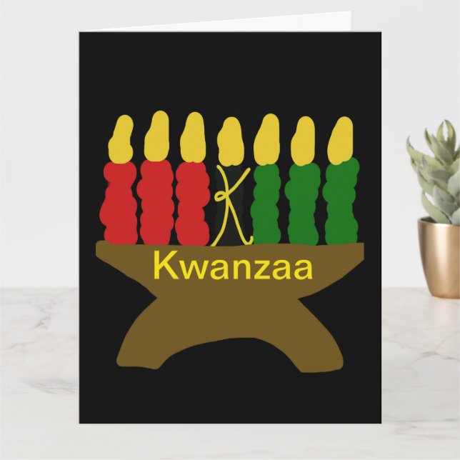 Kwanzaa Kinara Kort (Liten växt)