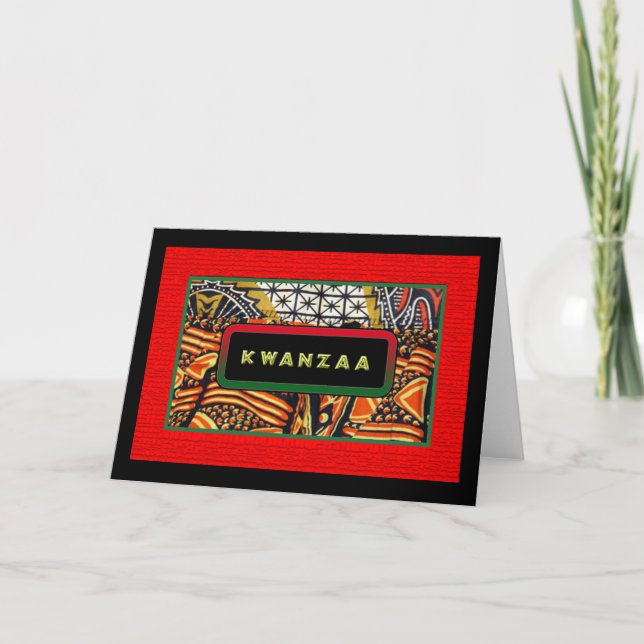 Kwanzaa Kort (Framsida)