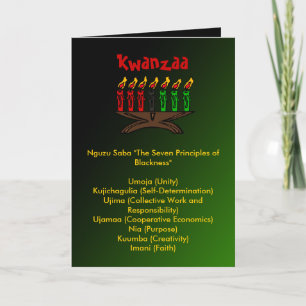 Kwanzaa kort