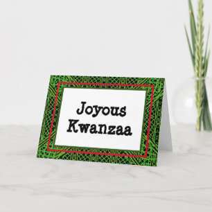 Kwanzaa-kort - Joyous #8 Helgkort