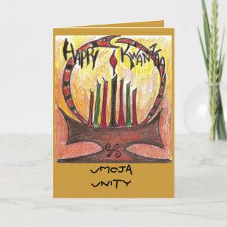 Kwanzaa-kort, Umoja Unity Helgkort