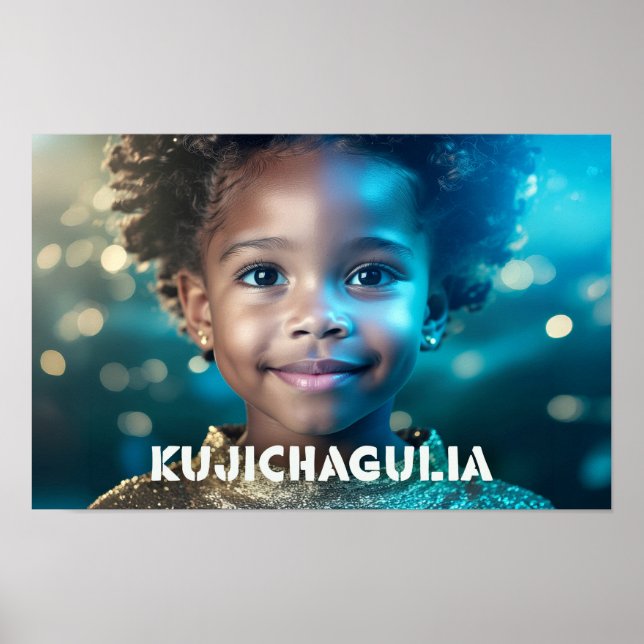KWANZAA - KUJICHAGULIA -  POSTER (Framsidan)