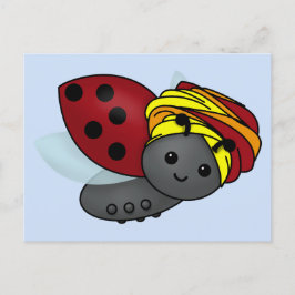 Kwanzaa Ladybug Vykort