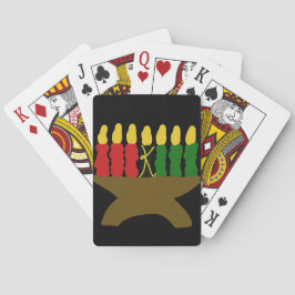 Kwanzaa ljus Design Casinokort