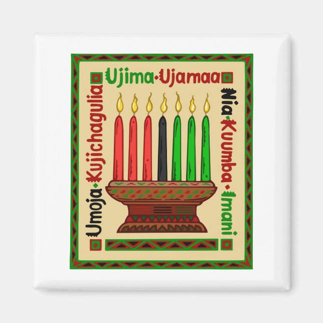KWANZAA MAGNET (Framsidan)