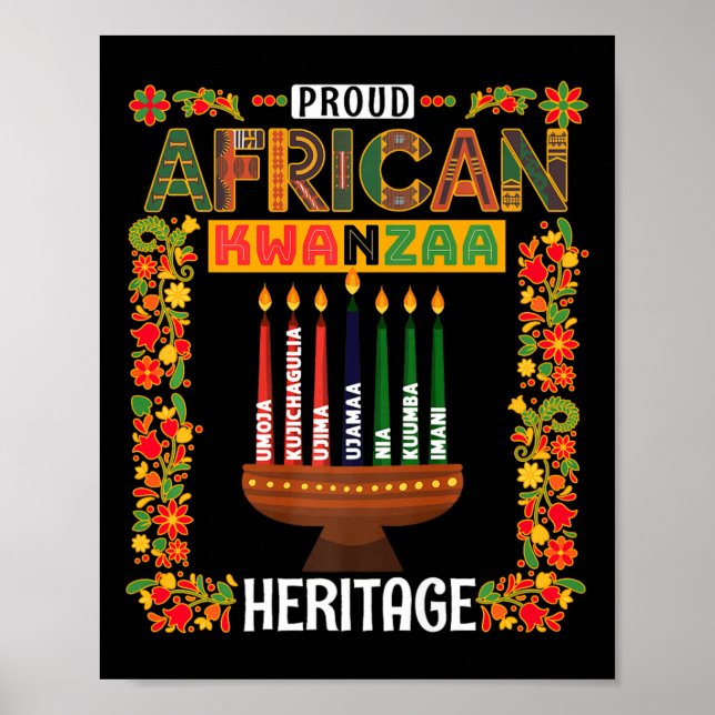 Kwanzaa-olämplighetsidea för kvinnor &amp; Novelty Poster (Framsidan)