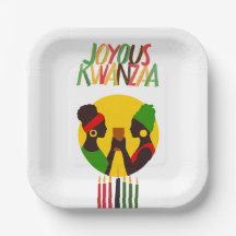 Kwanzaa Pappra Tallrikar och Bowls