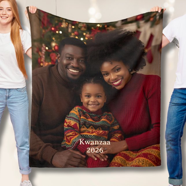Kwanzaa Photo Fleece Blankets Family Tradition (Skapare uppladdad)