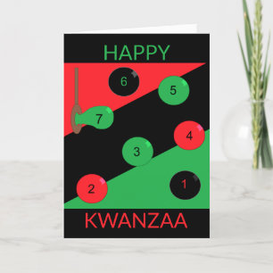 Kwanzaa principer helgkort