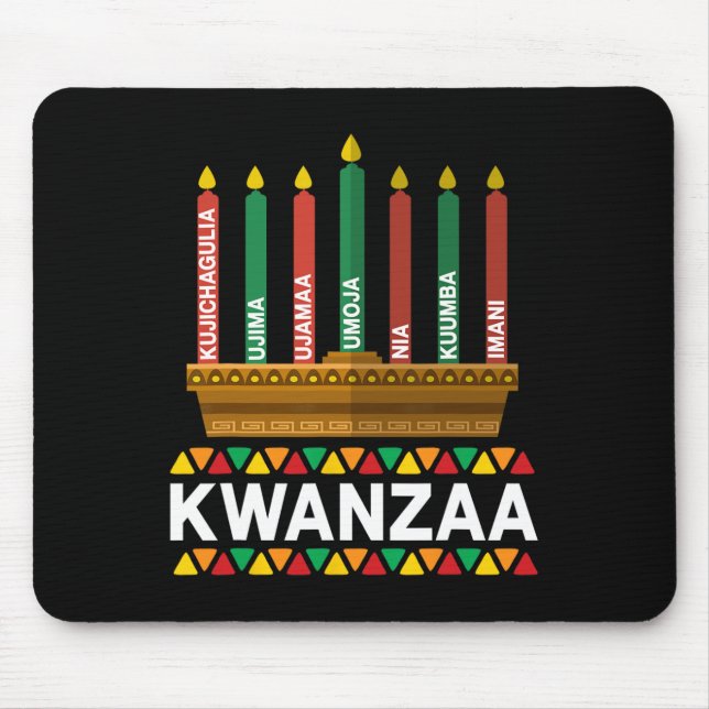 Kwanzaa Principles Kwanzaa Candles Kinara Pan Afri Musmatta (Framsidan)