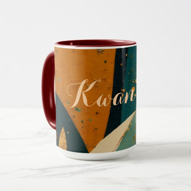 Kwanzaa-semesterens elegans mugg (Framsida vänster)