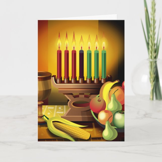 Kwanzaa själ helgkort (Framsida)