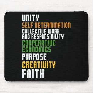 Kwanzaa sju principer Enity Self Determination Musmatta