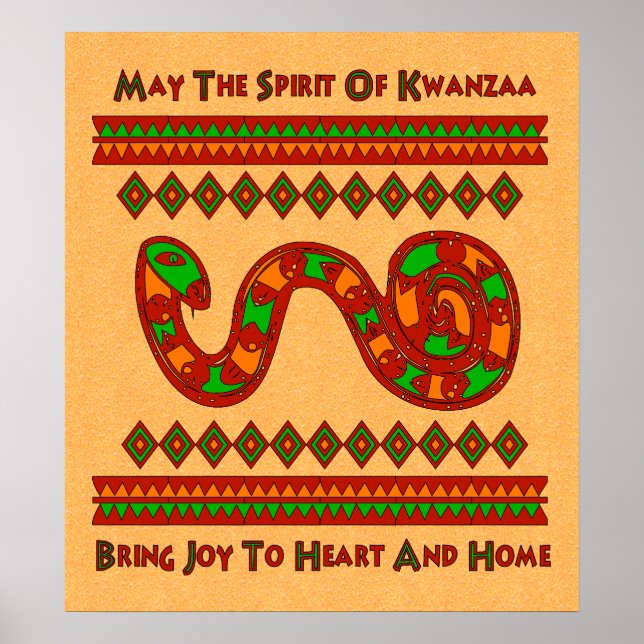 Kwanzaa Snake Poster (Framsidan)