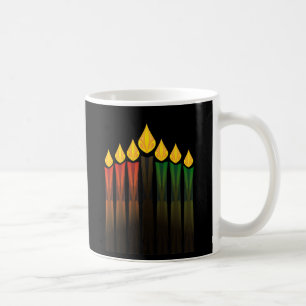 kwanzaa stearinljus kaffemugg