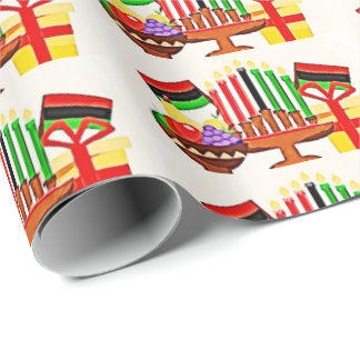 Kwanzaa Table Painting Presentpapper