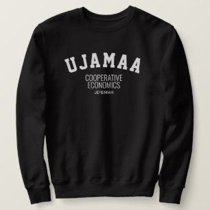 Kwanzaa UJAMAA Cooperative Economics Personlig Lång Ärmad Tröja