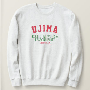 Kwanzaa UJIMA kollektivt arbetsansvar T Shirt