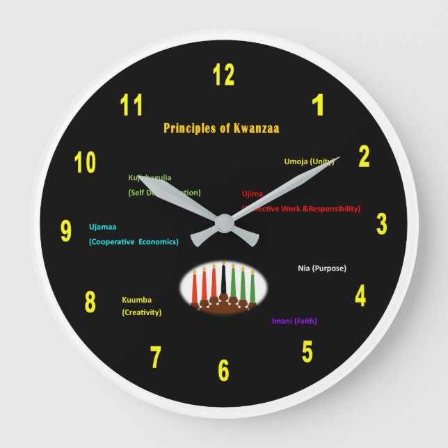 Kwanzaa Väggklocka (Framsida)