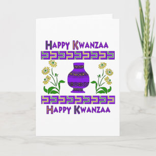 Kwanzaa vas helgkort