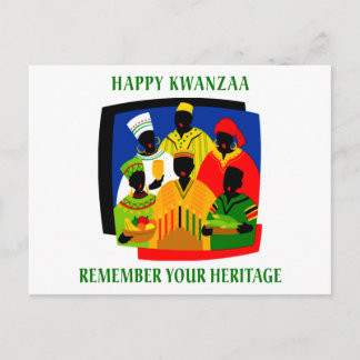 Kwanzaa Vykort