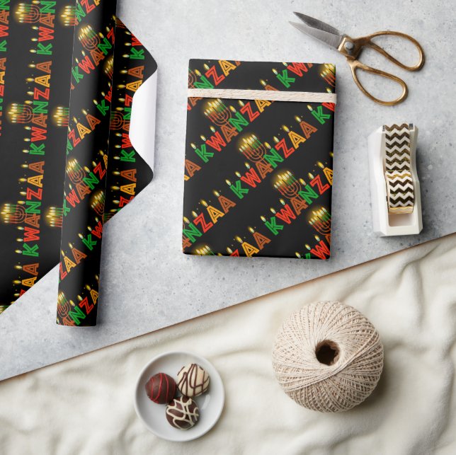 Kwanzaa Wrapping Papper Presentpapper (Hantverk)