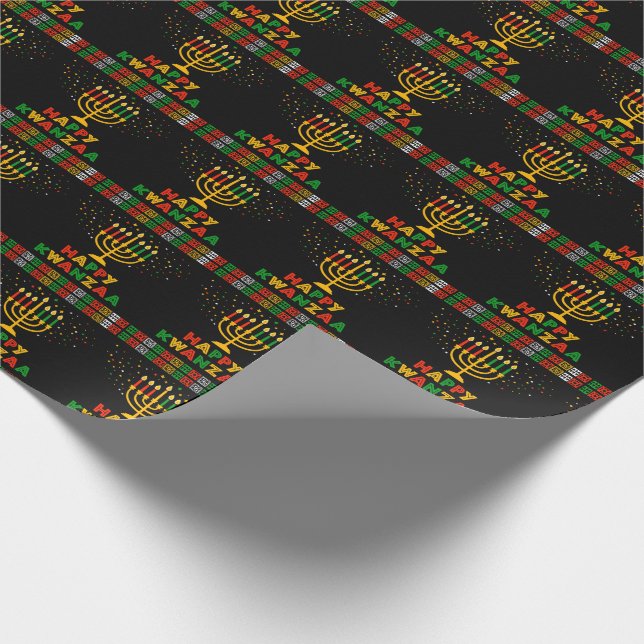 Kwanzaa Wrapping Papper Presentpapper (Hörn)