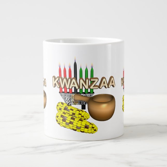 Kwanzaaljus - jumbo mugg (Framsidan)
