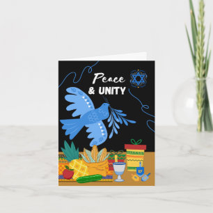 Kwanzukah Peace Unity Dove Symbols-gåvor Kort