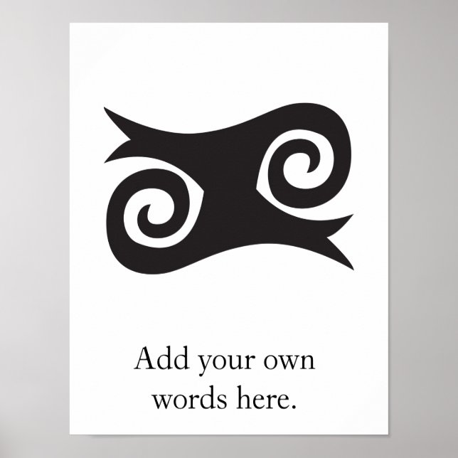 KWATAKYE ATIKO Symbol of Bravery and Fearless Poster (Framsidan)