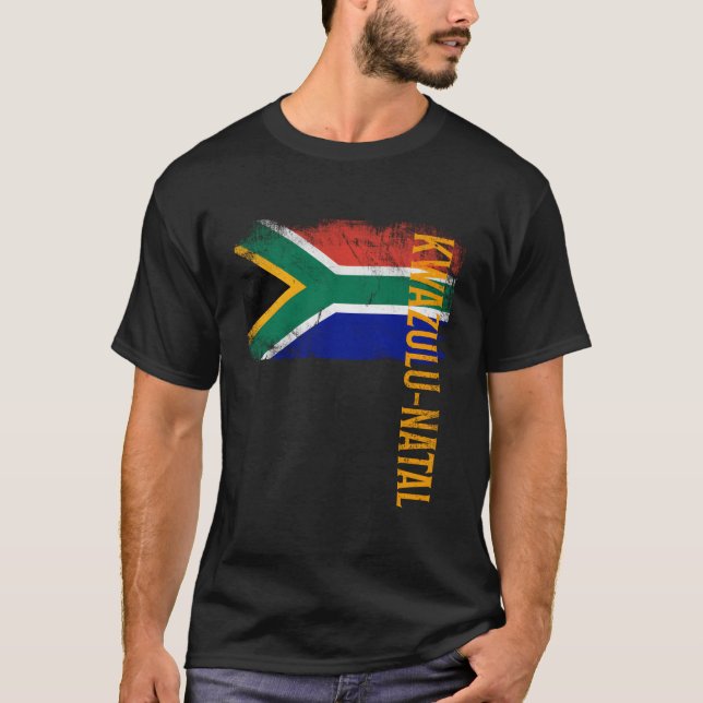 Kwazulu-Natal (provinsen) South Afrika Shirt For M T Shirt (Framsida)
