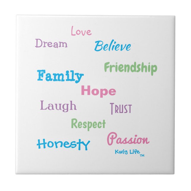 Kwig Life TM Kakelplatta (Framsidan)