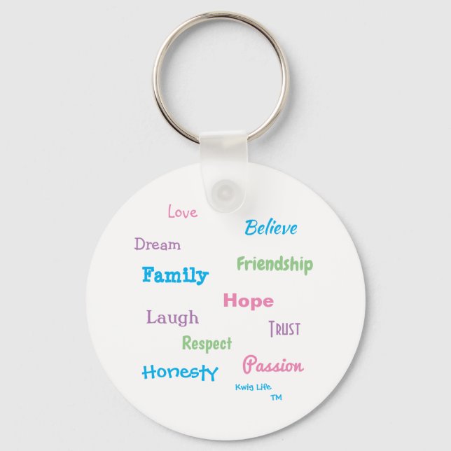 Kwig Life TM-nyckelkedja Nyckelring (Framsida)