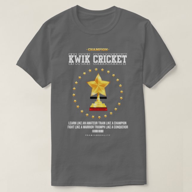 Kwik cricket3 t shirt (Design framsida)
