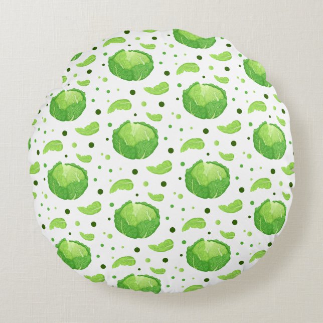 Kyabetsu Rund Kudde (Framsidan)